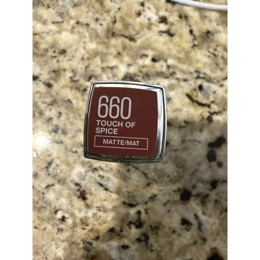 Maybelline Color Sensational Lipstick Makeup Cream Finish New 660 TOUCH OF SPICE